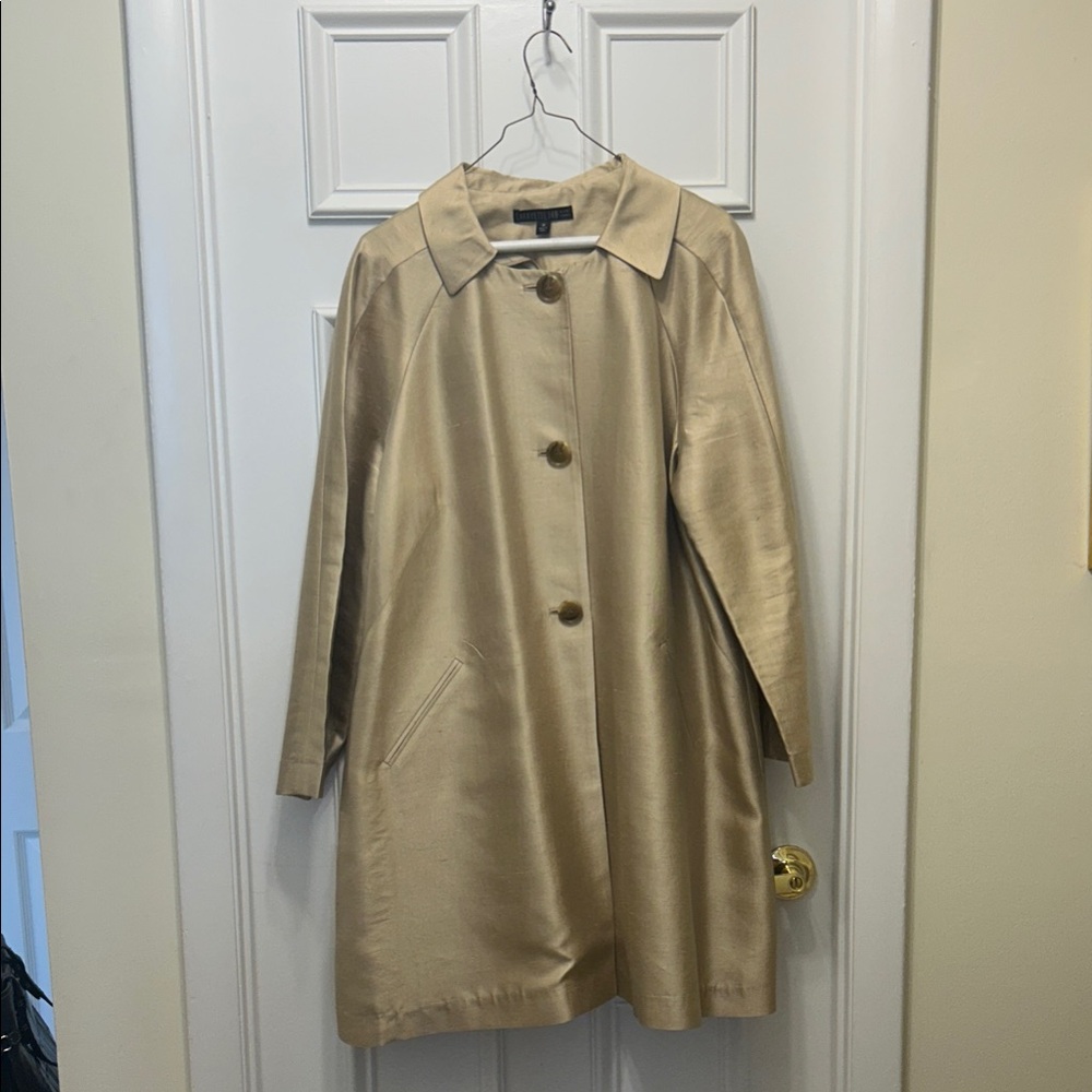 Lafayette 148 New York Gold Trench Coat
